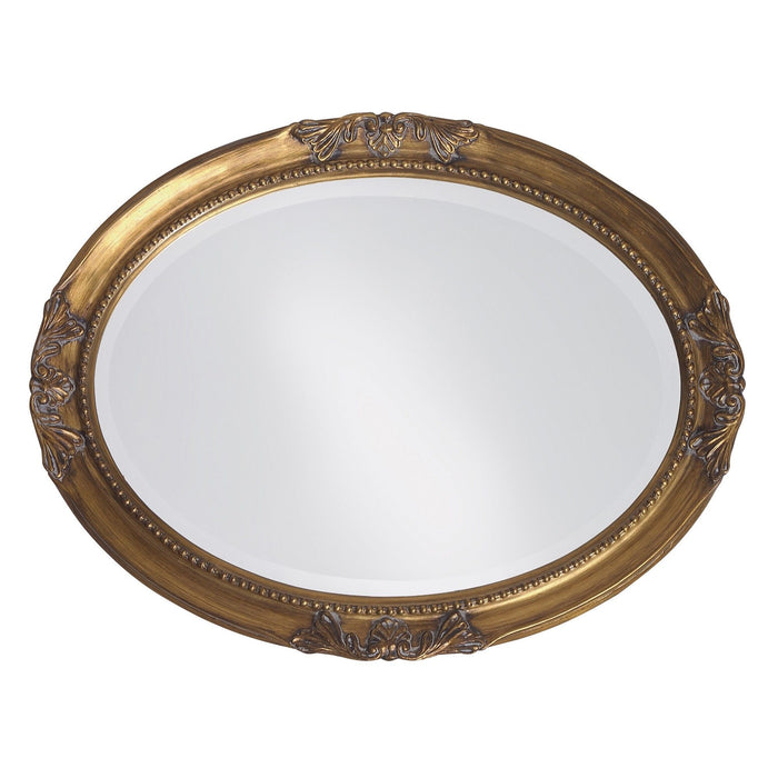 33" Oval Framed Accent Mirror - Gold