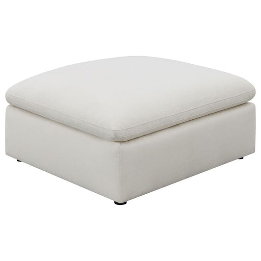 Hobson - Cushion Seat Ottoman - Off-White - Simple Home Plus