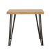 Zander - End Table With Hairpin Leg - Natural And Matte Black - Simple Home Plus