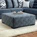 Brielle - Ottoman - Blue - Simple Home Plus