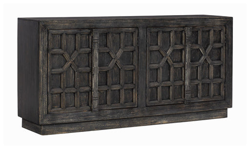 Roseworth - Distressed Black - Accent Cabinet - Simple Home Plus