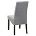 Stanton - Upholstered Side Chairs (Set of 2) - Gray - Simple Home Plus