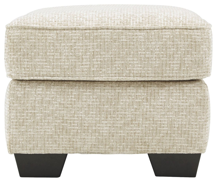 Haisley - Ivory - Ottoman - Simple Home Plus