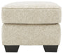 Haisley - Ivory - Ottoman - Simple Home Plus