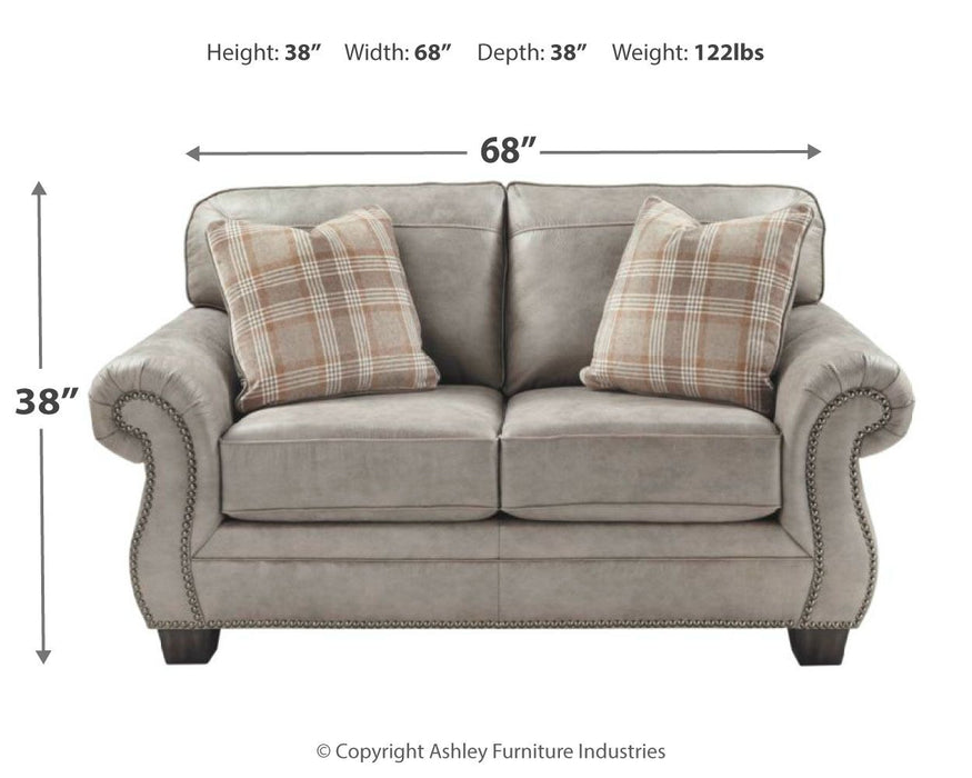 Olsberg - Steel - Loveseat - Simple Home Plus