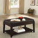 Baylor - Lift Top Coffee Table With Hidden Storage - Walnut - Simple Home Plus