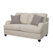 Glenn - Cushion Back Loveseat - Light Gray - Simple Home Plus