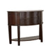 Diane - 2-Drawer Demilune Shape Console Table - Cappuccino - Simple Home Plus