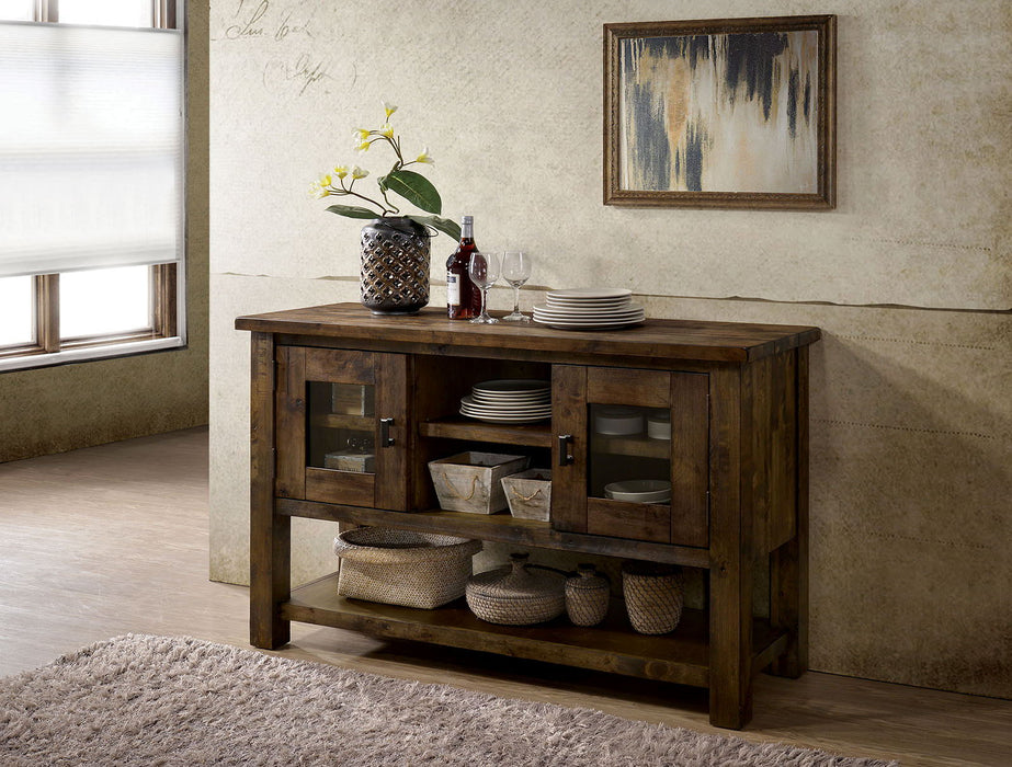 Kristen - Server - Rustic Oak - Simple Home Plus