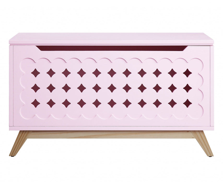 Wood Youth Chest - Pink Natural