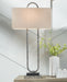 Bennish - Antique Silver Finish - Metal Table Lamp - Simple Home Plus