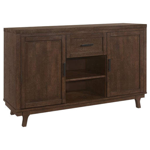 Reynolds - 2-Door Dining Sideboard Server - Brown Oak - Simple Home Plus