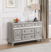 Bling Game - 5-Drawer Dining Server - Metallic Platinum - Simple Home Plus