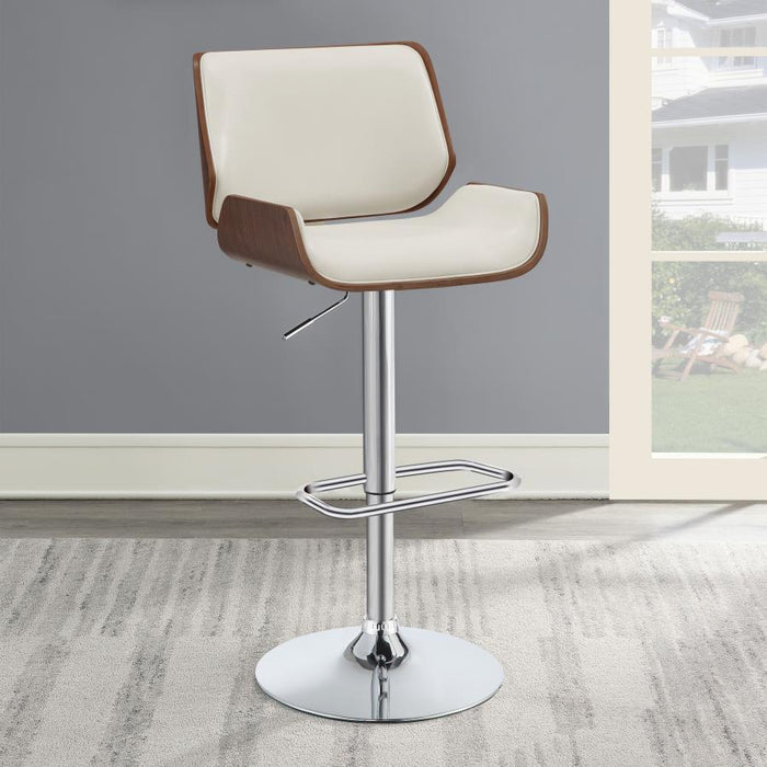 Folsom - Upholstered Adjustable Bar Stool - Simple Home Plus