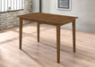 Robles - 5 Piece Dining Set - Chestnut And Tan - Simple Home Plus