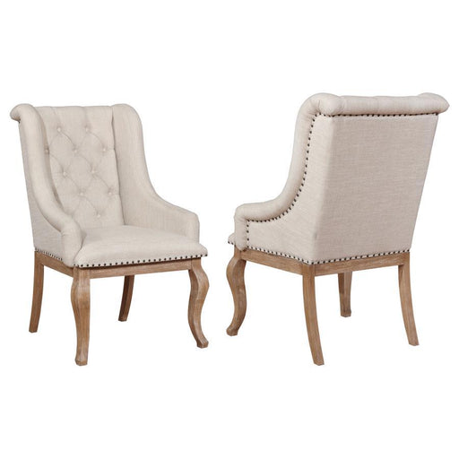 Brockway - Cove Tufted Arm Chairs (Set of 2) - Simple Home Plus