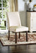 Cimma - Side Chair (Set of 2) - Espresso / Ivory - Simple Home Plus