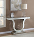 Saanvi - Console Table With U-Shaped Base - Clear Mirror - Simple Home Plus