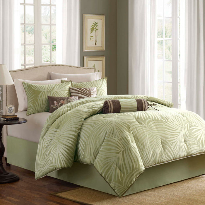 Freeport - King Comforter (Set of 7) - Green