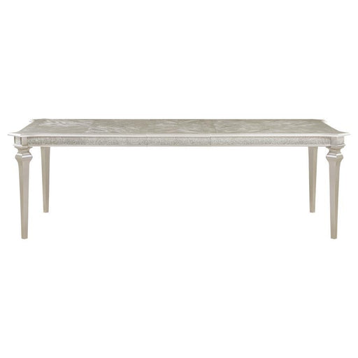 Evangeline - Rectangular Dining Table With Extension Leaf - Silver Oak - Simple Home Plus