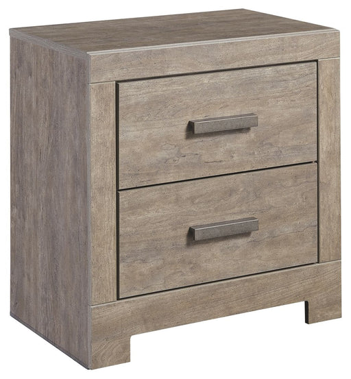 Culverbach - Gray - Two Drawer Night Stand - Simple Home Plus