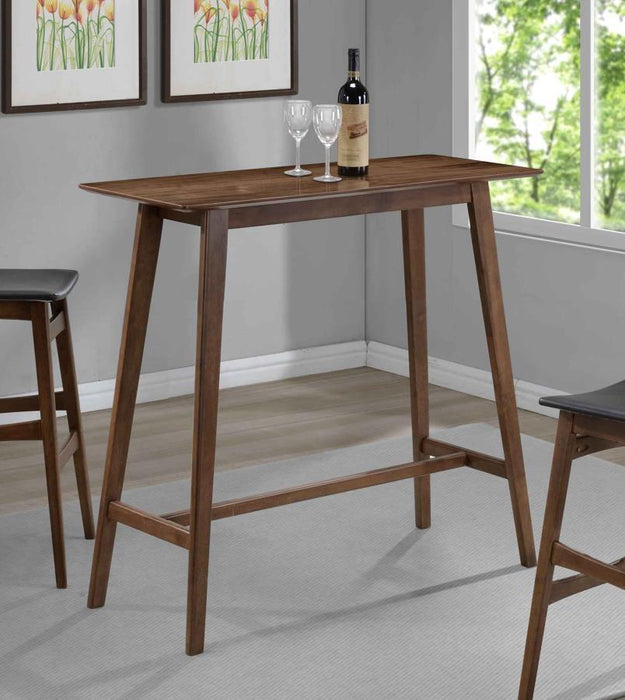 Finnick - Rectangular Bar Table - Walnut - Simple Home Plus