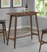 Finnick - Rectangular Bar Table - Walnut - Simple Home Plus