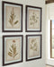 Dyani - Brown - Wall Art Set (Set of 4) - Simple Home Plus