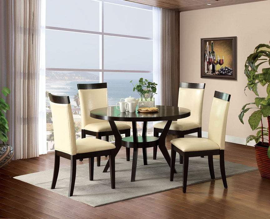 Downtown - Round Dining Table - Espresso - Simple Home Plus