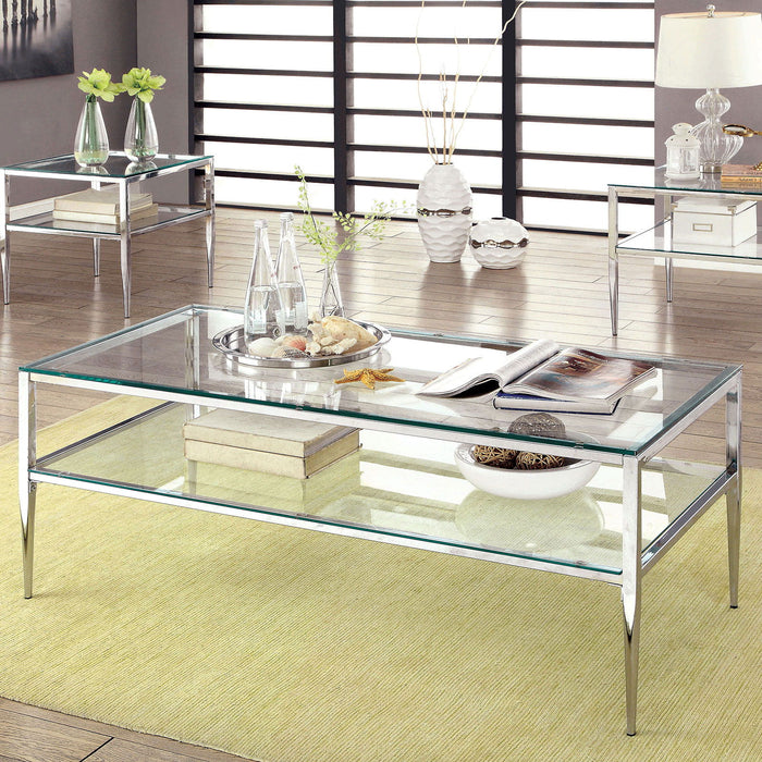 Tanika - Coffee Table - Pearl Silver - Simple Home Plus