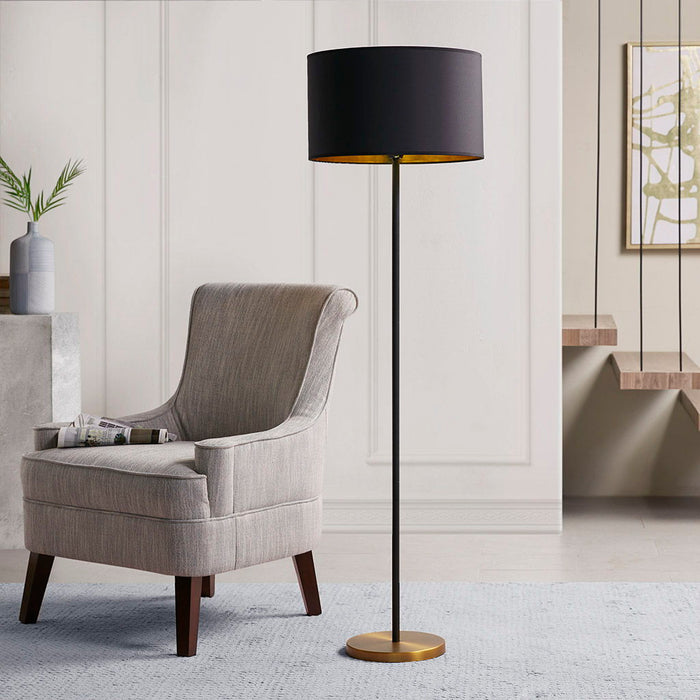 Hunts - Floor Lamp - Gold / Black