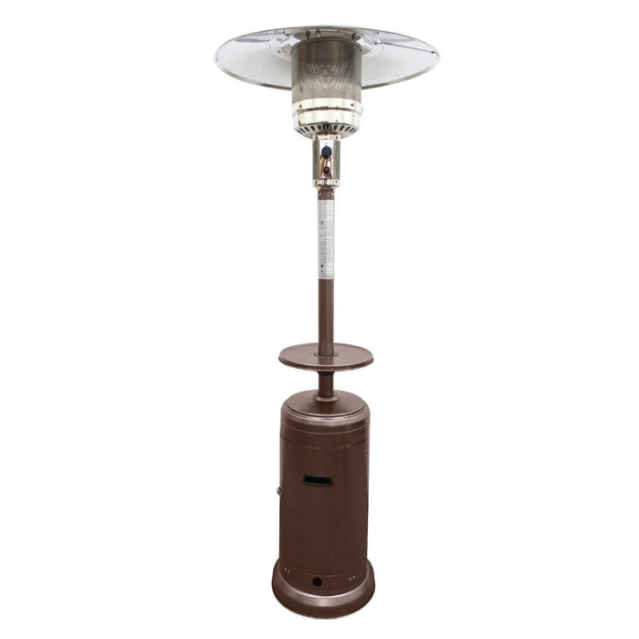 48000 Btu Steel Propane Cylindrical Pole Standing Patio Heater - Bronze