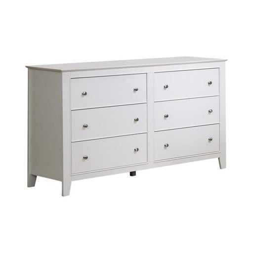 Selena - 6-Drawer Dresser - Buttermilk - Simple Home Plus