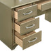 Beaumont - 7-Drawer Vanity Desk With Lighting Mirror - Champagne - Simple Home Plus