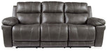 Erlangen - Dark Gray - Pwr Rec Sofa With Adj Headrest - Simple Home Plus