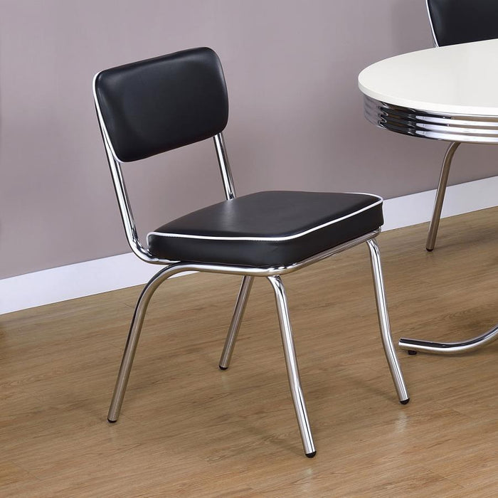 Retro - Open Back Side Chairs (Set of 2) - Simple Home Plus