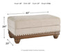 Harleson - Wheat - Ottoman - Simple Home Plus