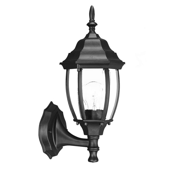 Globe Lantern Wall Light - Matte Black