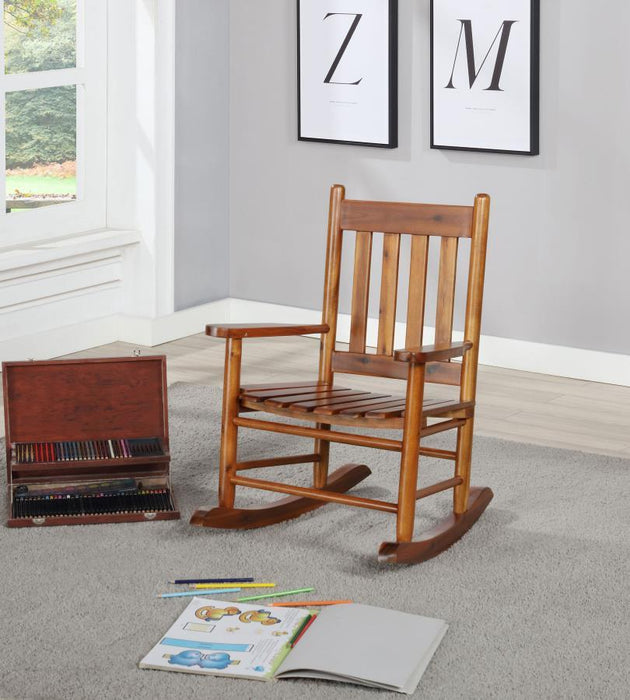 Annie - Slat Back Youth Rocking Chair - Simple Home Plus