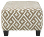 Dovemont - Putty - Oversized Accent Ottoman - Simple Home Plus