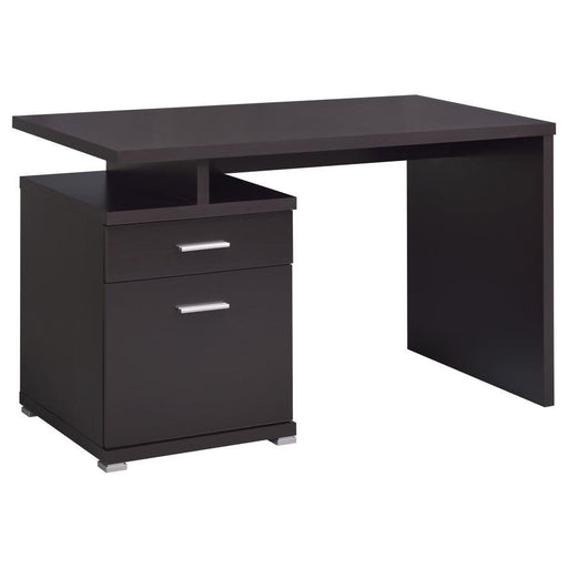 Irving - 2-drawer Office Desk with Cabinet - Simple Home Plus