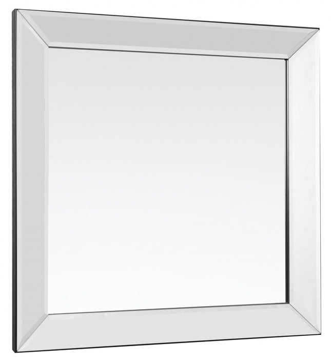 Square Accent Glass Mirror - Clear