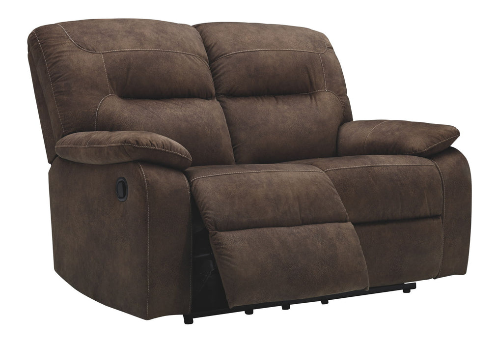 Bolzano - Coffee - Reclining Loveseat - Simple Home Plus