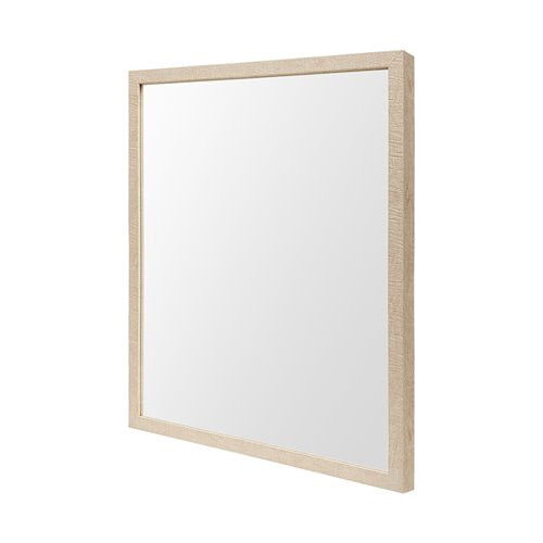 Accent Mirror Rectangle With Matte Frame - Natural