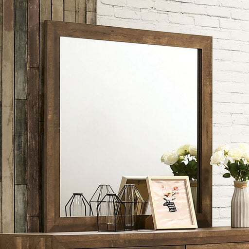 Wentworth - Mirror - Light Walnut - Simple Home Plus