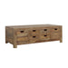 Esther - 6-Drawer Storage Coffee Table - Natural Sheesham - Simple Home Plus