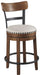 Valebeck - Full Back Swivel Stool - Simple Home Plus