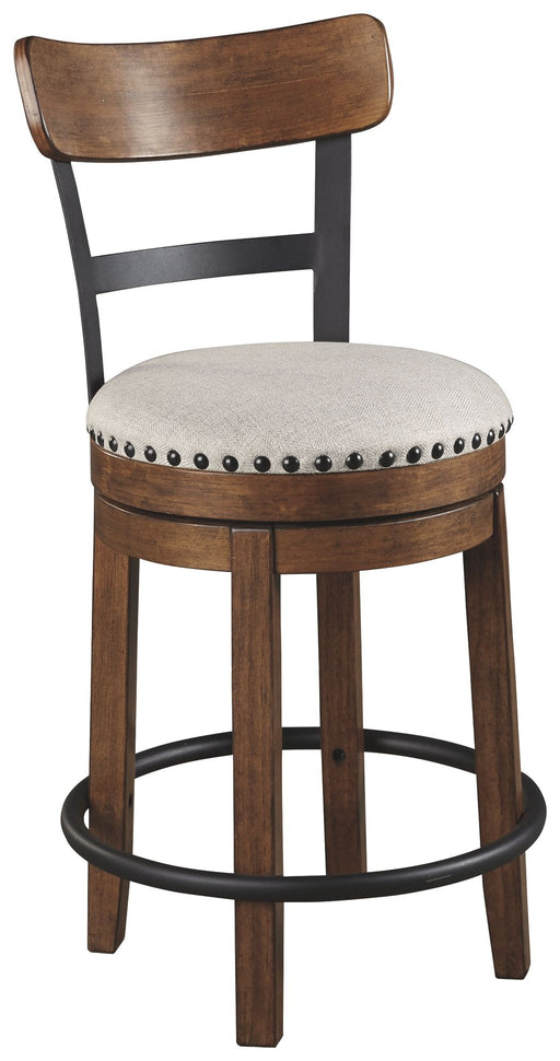 Valebeck - Full Back Swivel Stool - Simple Home Plus