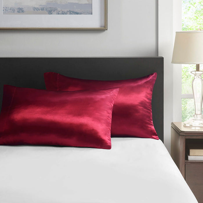 King Pillowcases (Set of 2) - Red