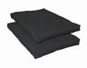 7" Deluxe Futon Pad - Black - Simple Home Plus